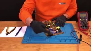 <� 6 "Electrical distribution on the board and component measurement" Practical Electronics Course