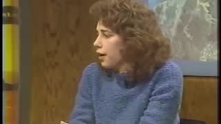 Susan Kare demonstrating the Macintosh Interface in 1984