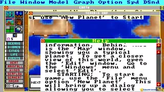 SimEarth gameplay (PC Game, 1990)