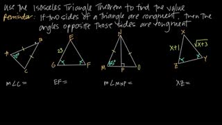 The isosceles triangle theorem is actually really simple! (KristaKingMath)