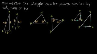 Are the triangles similar? Can you prove it?! (KristaKingMath)