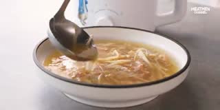 Crab and Scallop with Bird's Nest Soup
