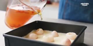 Osmanthus Lychee Jelly Cheesecake Recipe